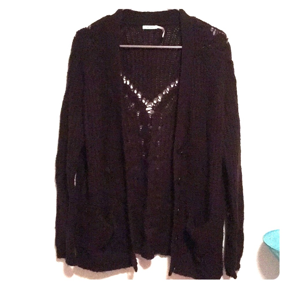 Kimchi Blue Black Knitted Cardigan