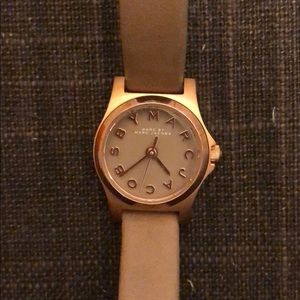 Marc by Marc Jacobs watch with leather band
