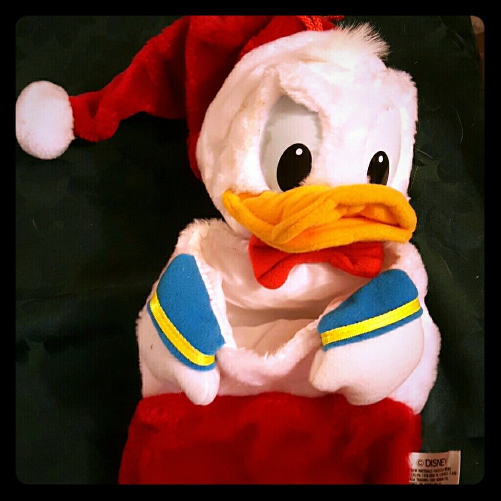 Donald Duck Vintage Christmas Stocking
