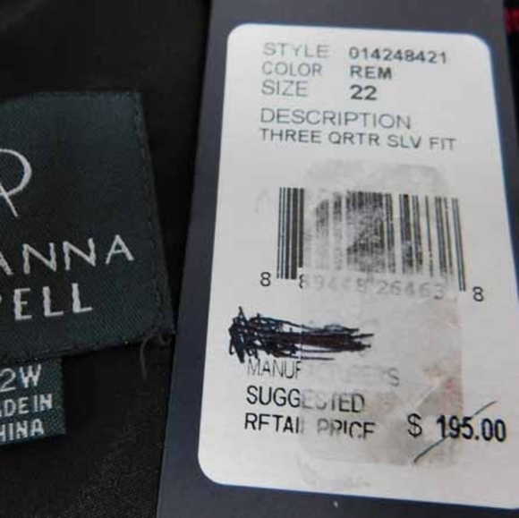 Adrianna Papell Size 22 Embroidered Floral Dress - Picture 5 of 5