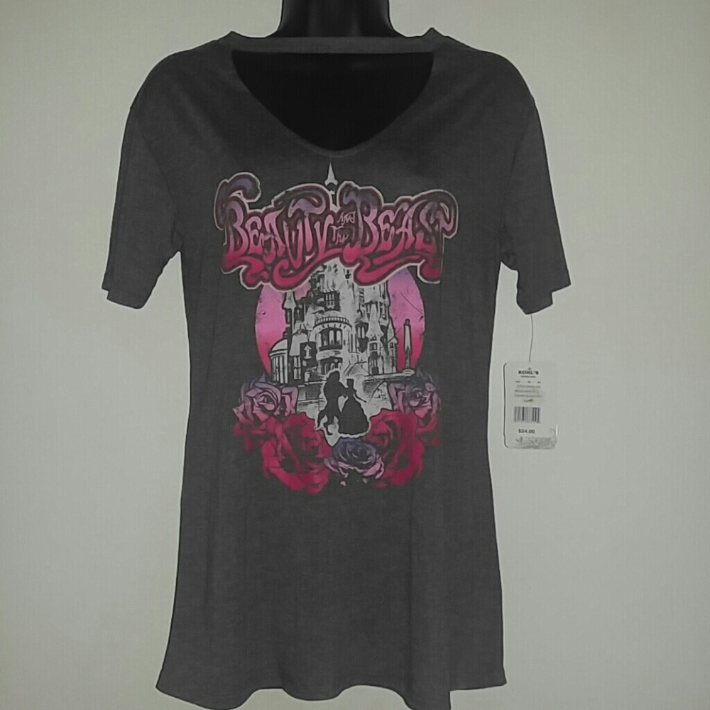 Disney Beauty & The Beast Graphic Tee