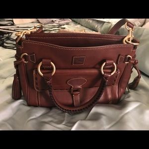 Dooney and Bourke-All brown leather satchel