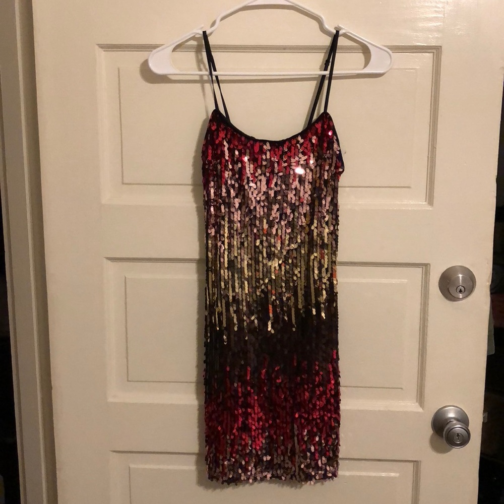 Sequin short dress