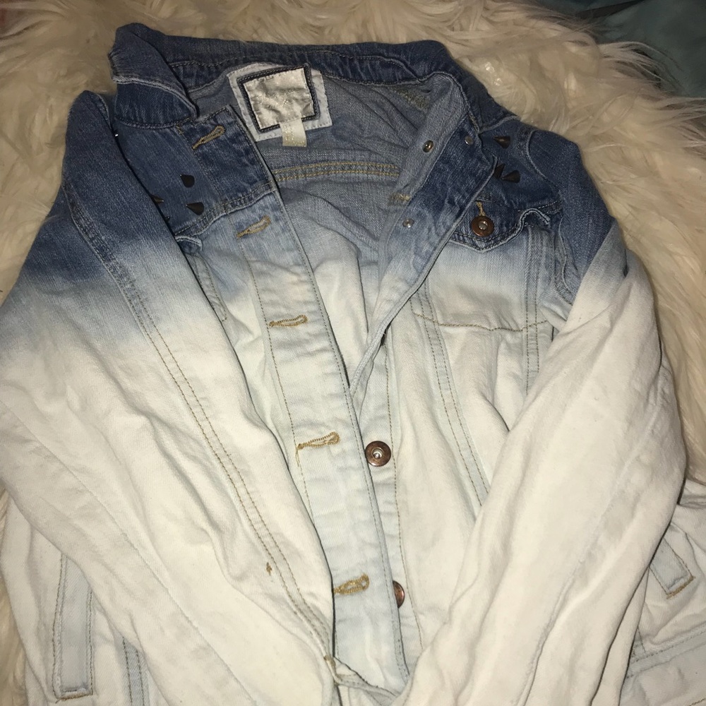 Ombré jean jacket