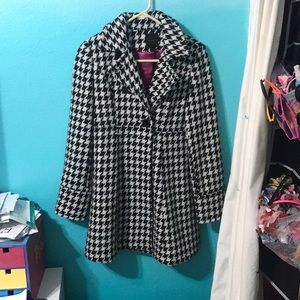 Express Houndstooth Coat