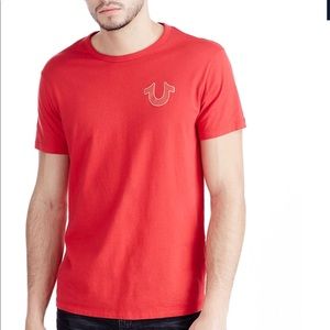 True Religion Double Puff Buddha Logo T Shirt NWT