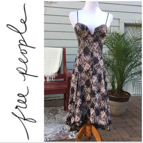 Free People Button Up Dress (XS) - Picture 3 of 8