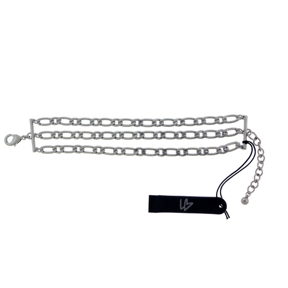 Lane Bryant Jewelry - NWT Matt Silver 3 strand Bracelet LBB16