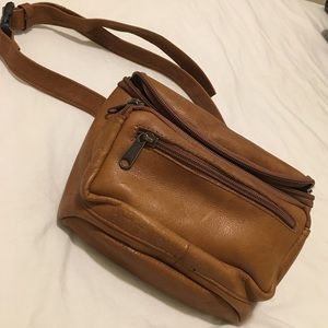 Brown Leather Fanny Pack