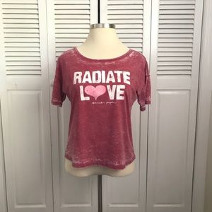 Spiritual Gangster Radiate Love T Shirt, Small