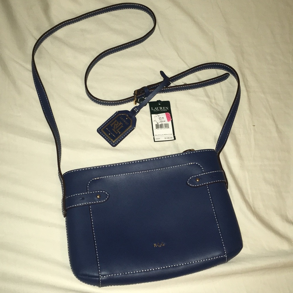 Navy Blue Cross body bag, Lauren by Ralph Lauren