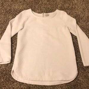 Merona white ribbed sweater