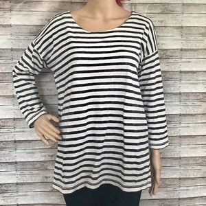 Madewell Striped Long Sleeve Shirt