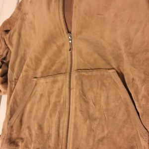 Juicy couture velour track jacket