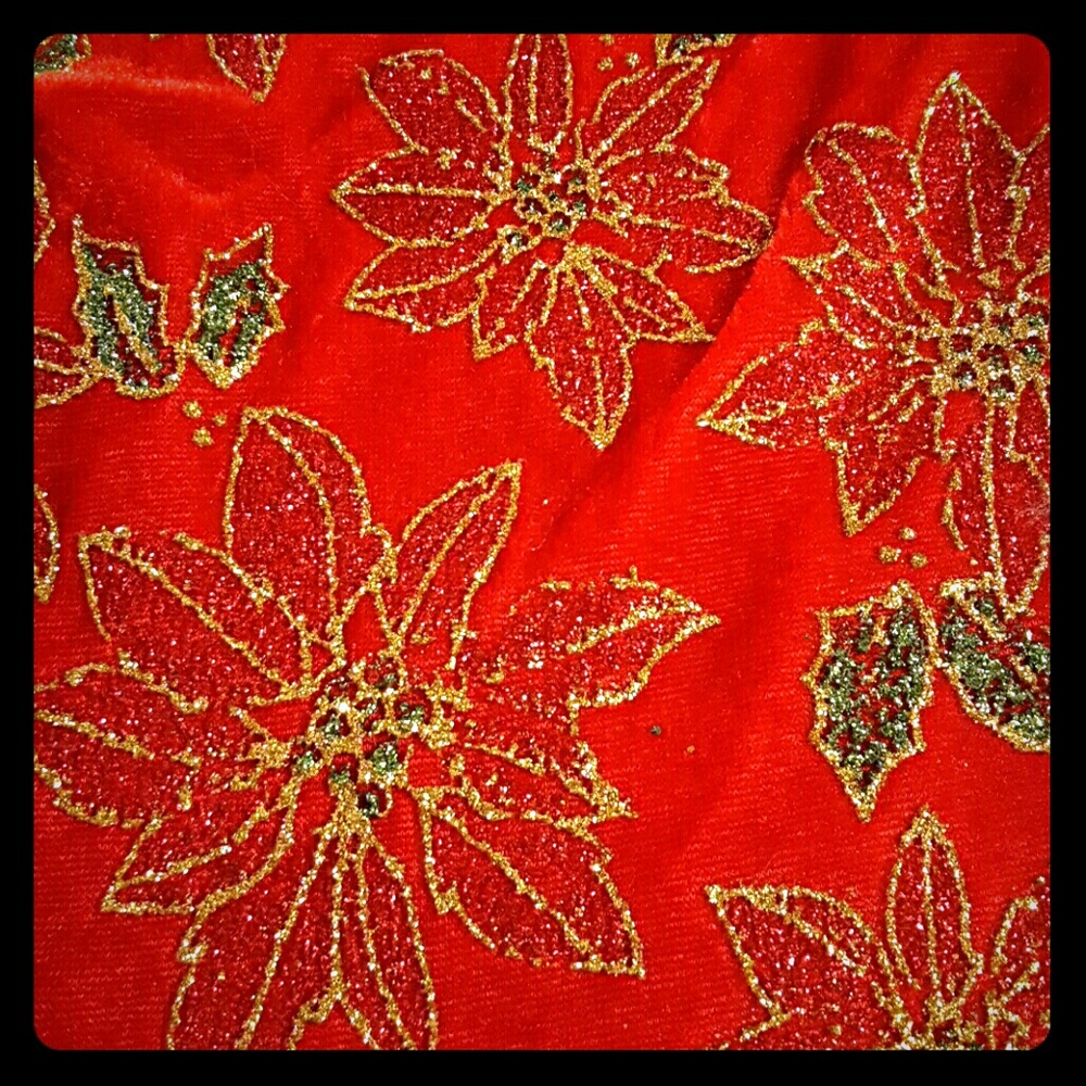Pionsettia Christmas Stocking