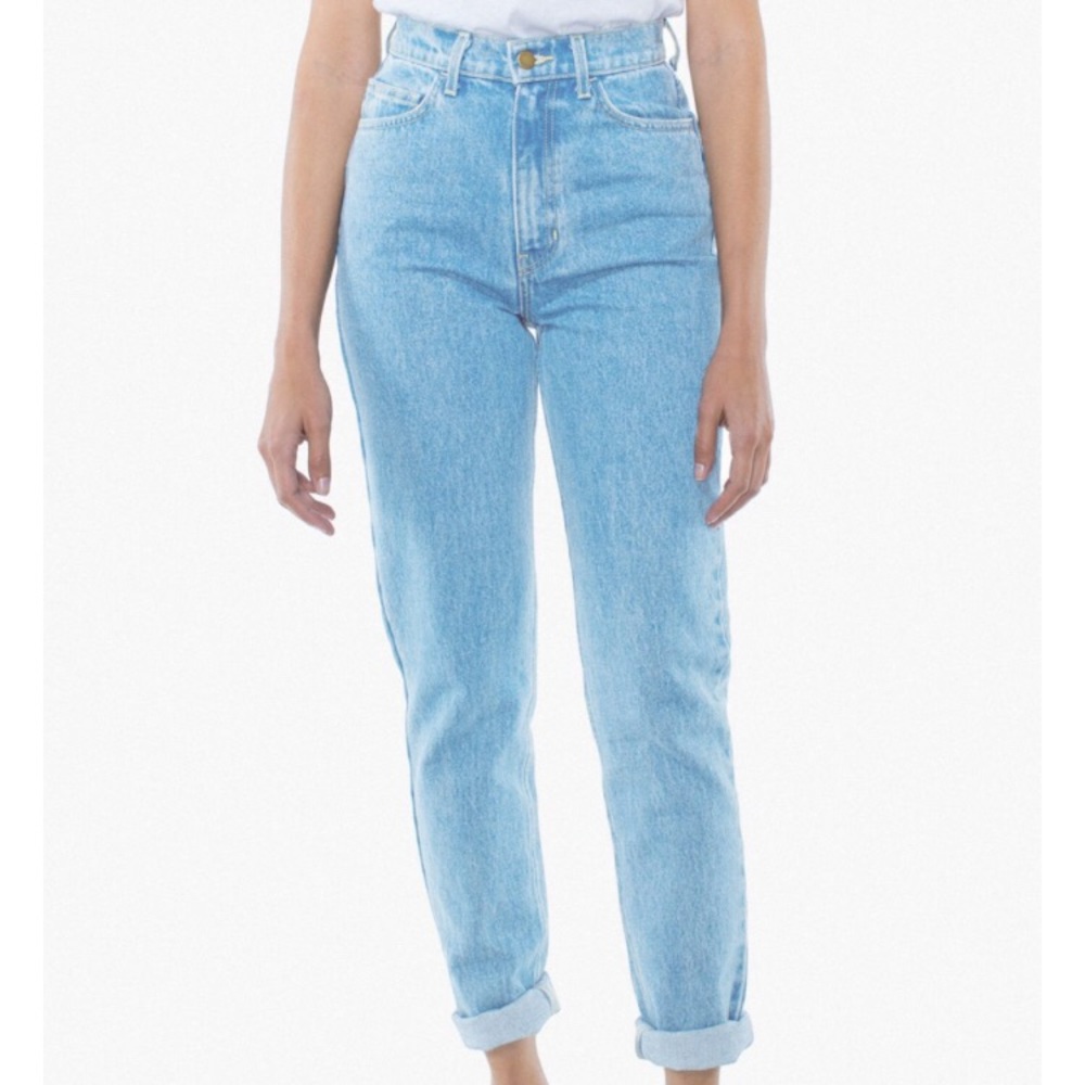 American Apparel High Waisted Jeans