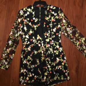 Lac Bleu long sleeve romper