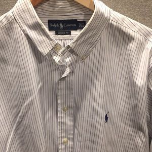 Polo striped button down