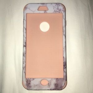 iPhone 6 Plus marble rose gold case NEW
