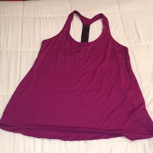 Purple exercise top
