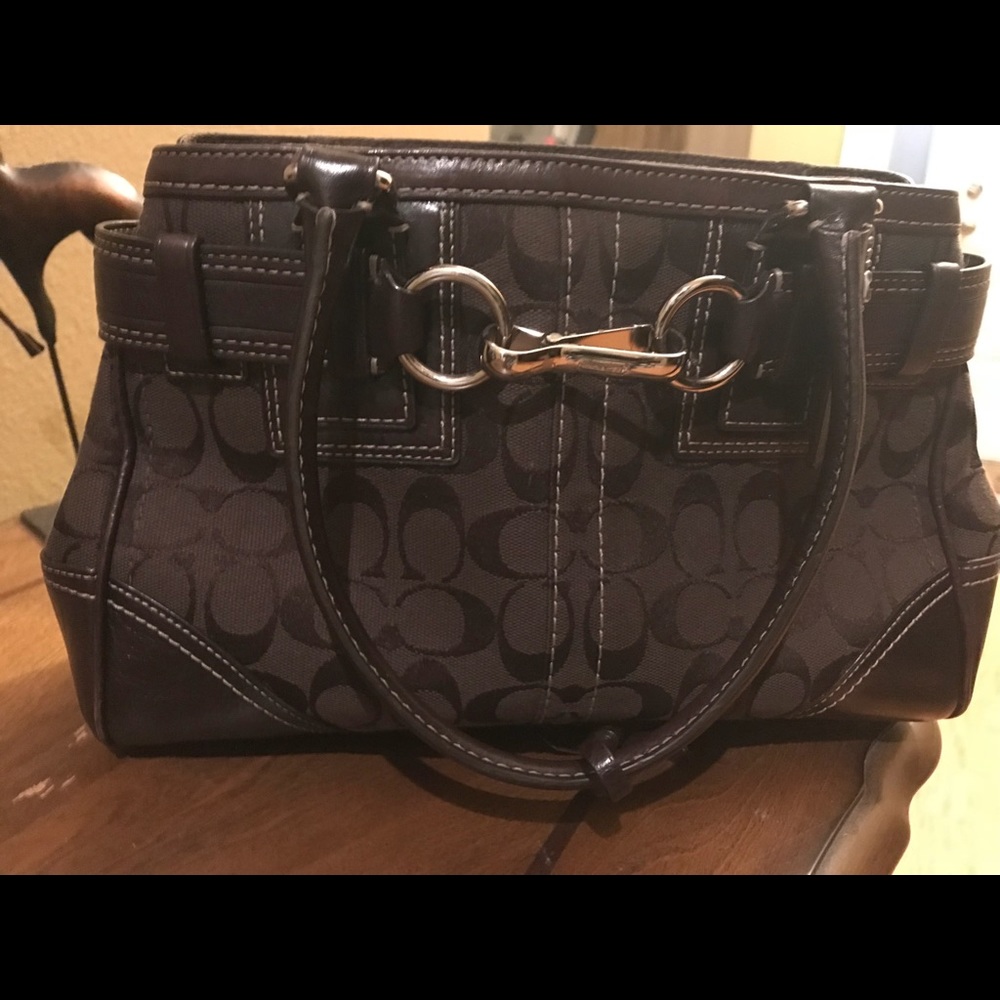 Chocolate Coach Purse