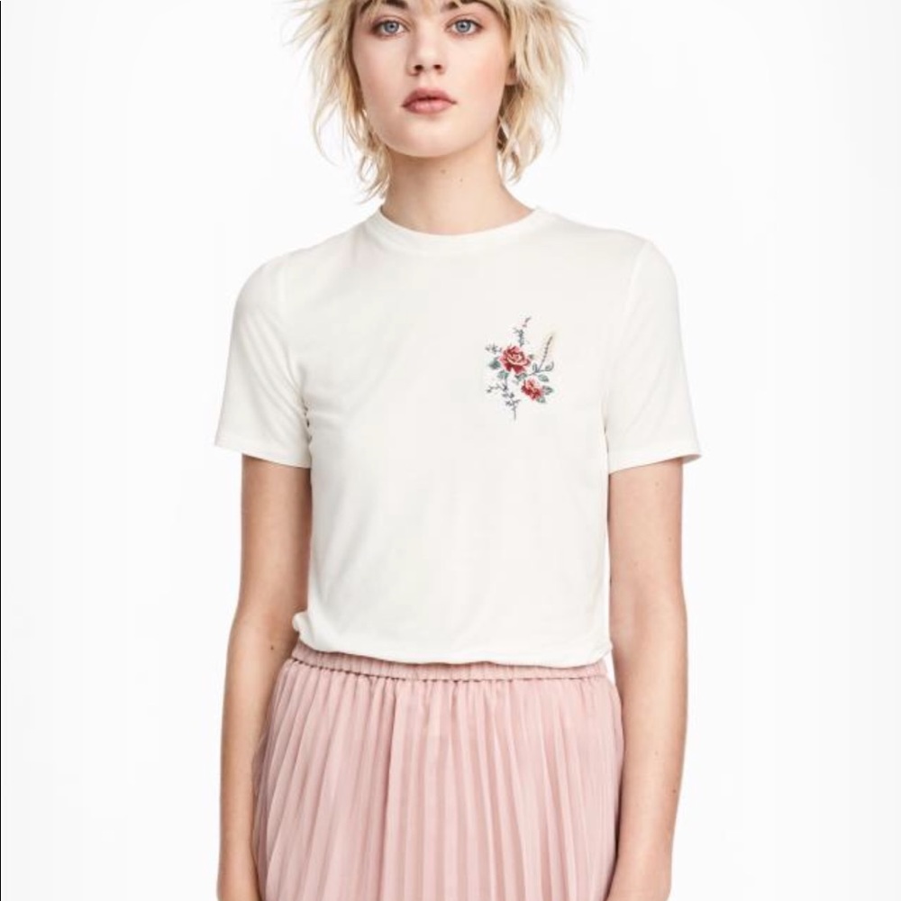 Jersey T-shirt  with Embroidery