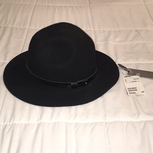 Pure wool, black, fashion hat