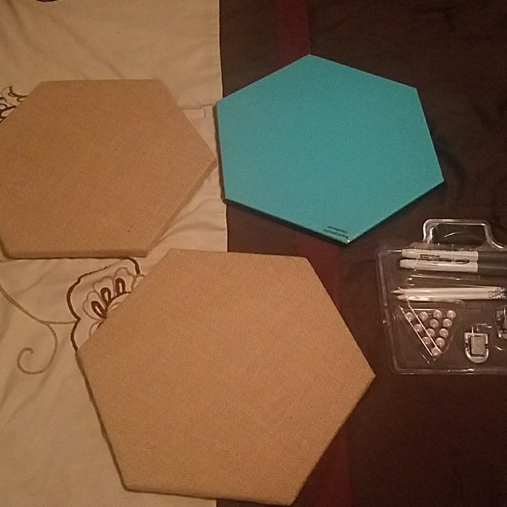 Pin board and dry erase board