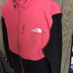Pink & Black Denali North Face size large