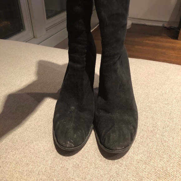 Stuart Weitzman black suede boots - Picture 4 of 5