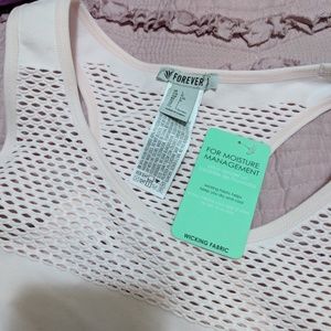 BNWT Blush pink seamless workout tank top