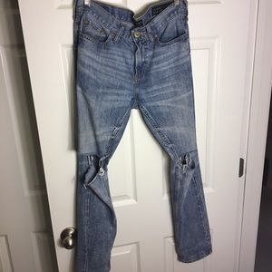 Pacsun men’s skinny acid washed jeans