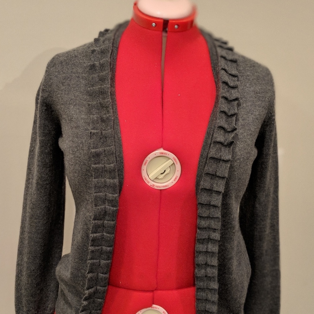Women's Brooks Brothers Wool Ruffled Sweater