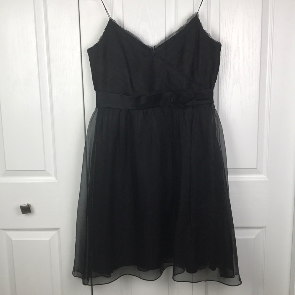 Black silk NYE Party Dress / Nine West / size 14