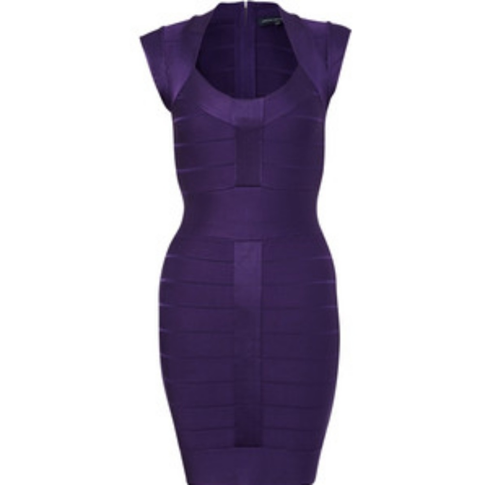 French Connection Purple Bodycon Dress
