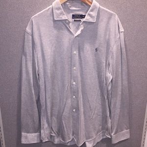 Polo knit dress shirt