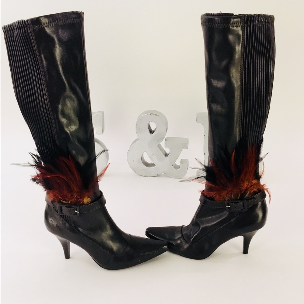 Vintage Style & Co Womens Tall Brown Boots 7.5