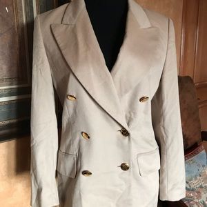 Escasa Angora Wool Jacket Coat Blazer