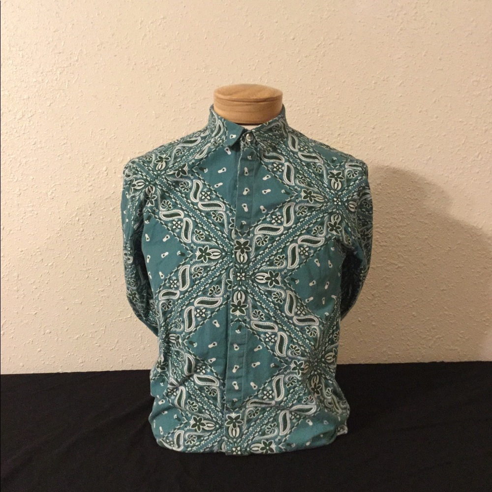 Dope Couture Bandana Button Up