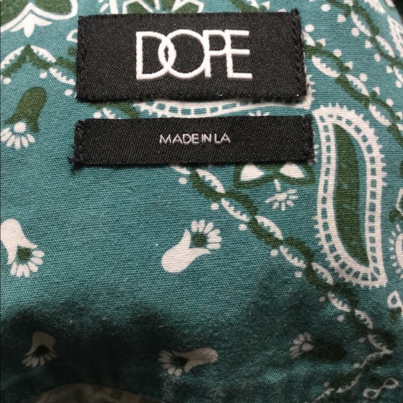 Dope Couture Bandana Button Up - Picture 3 of 3