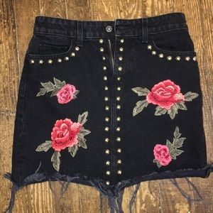 GORGEOUS carmar rose skirt SOLD