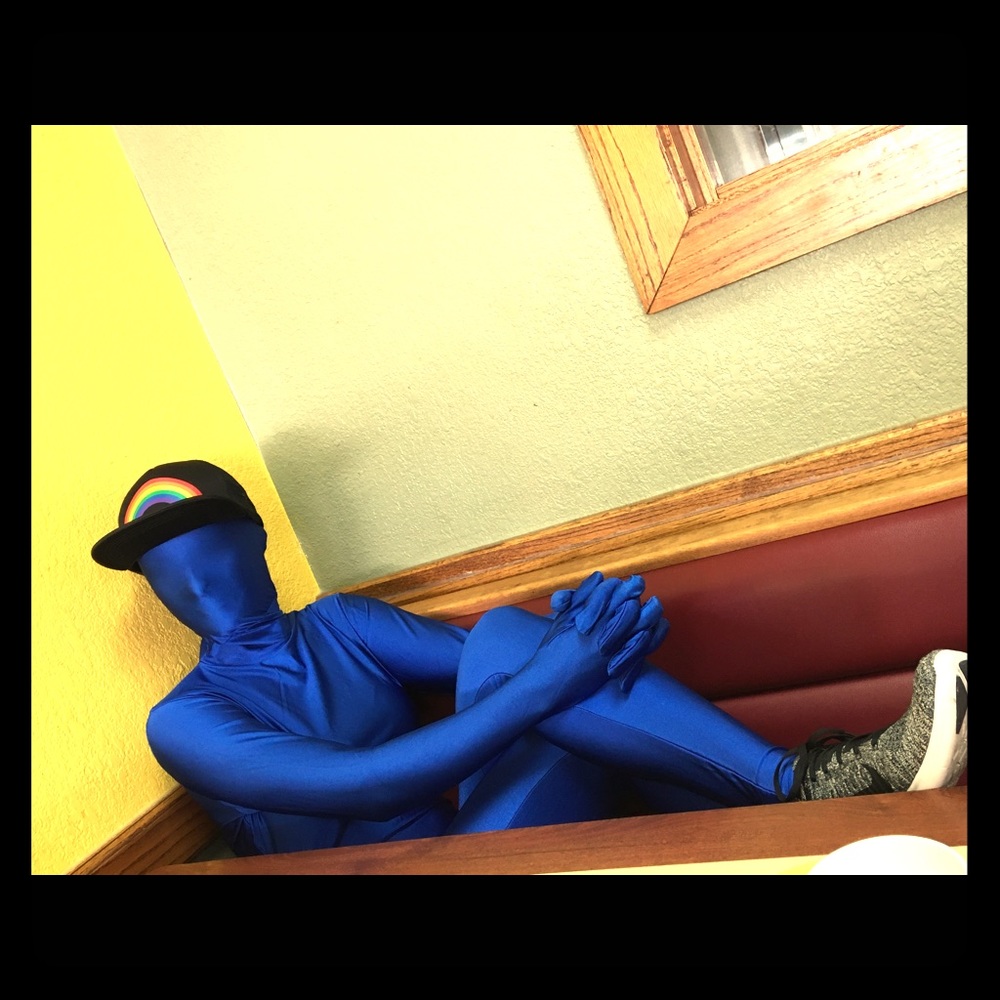 Blue Morph Suit