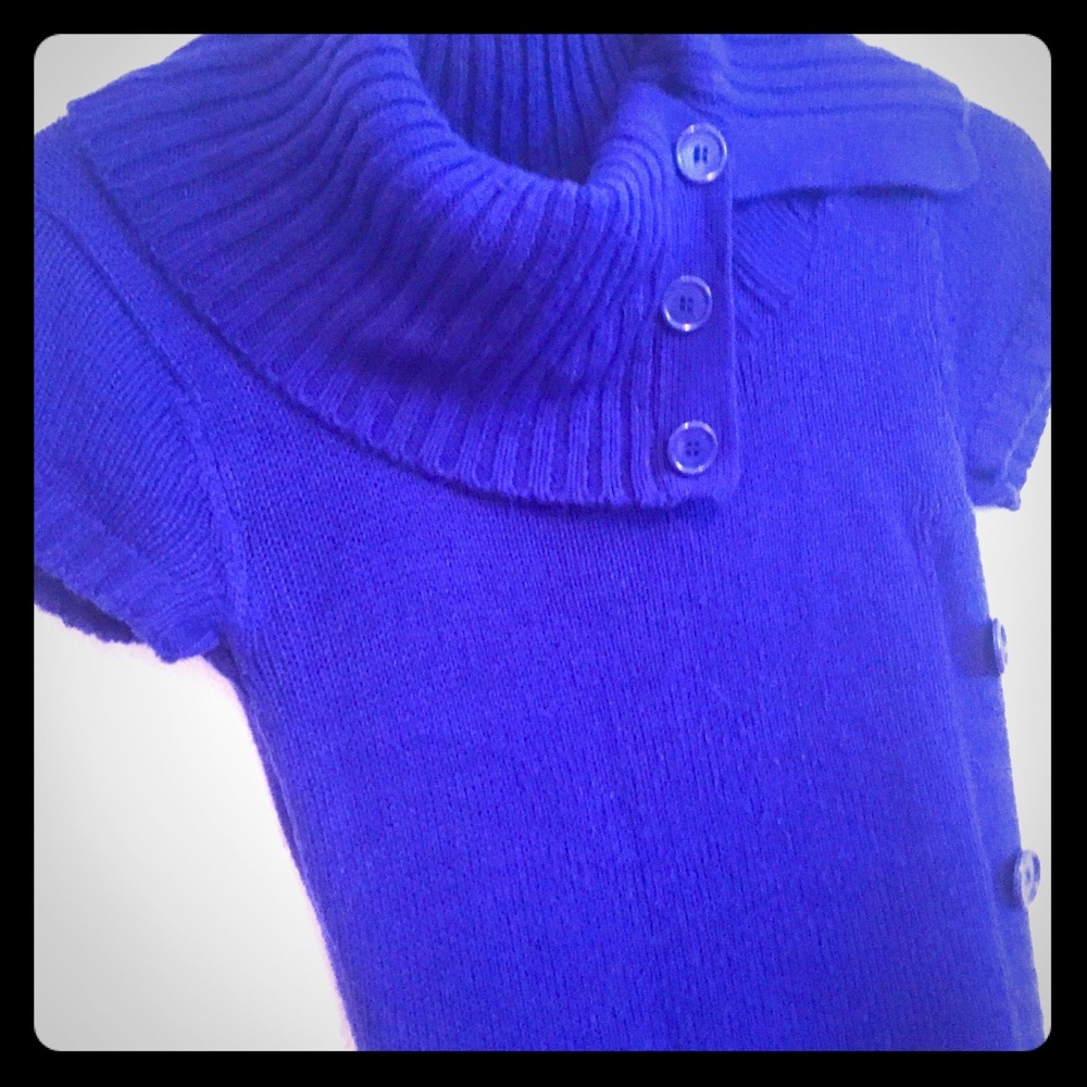 Royal Blue Sweater Dress Large