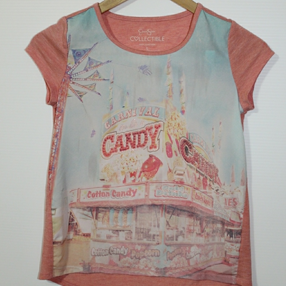Jessica Simpson Girls' Marie Carnival T-shirt