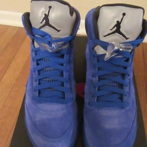 Blue Jordan 5s
