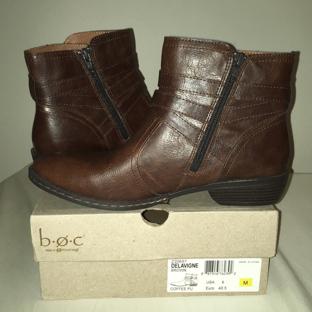 Brown BOC Delavigne boots size 9