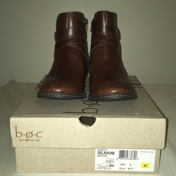 Brown BOC Delavigne boots size 9 - Picture 3 of 6