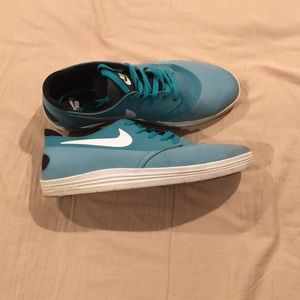 Nike blue shoes