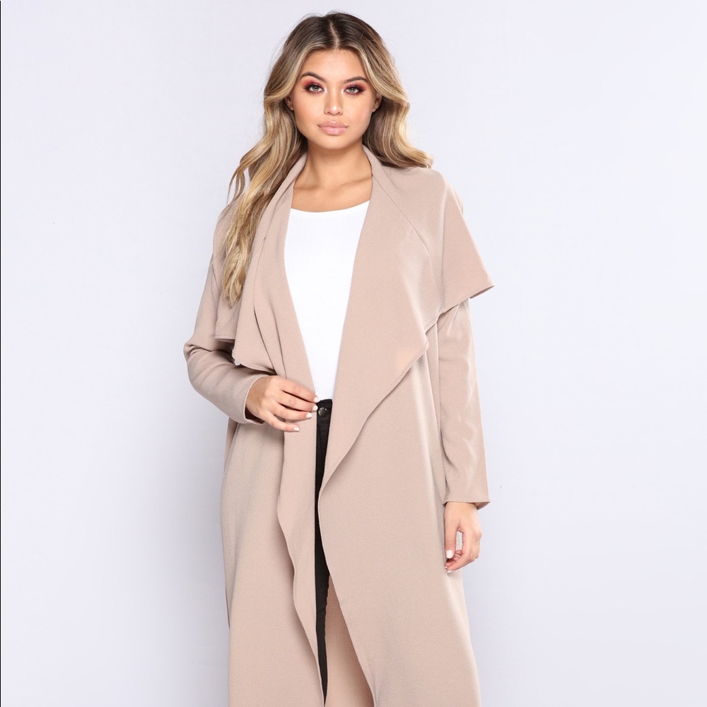 Fashion nova Brynn Suede Duster jacket