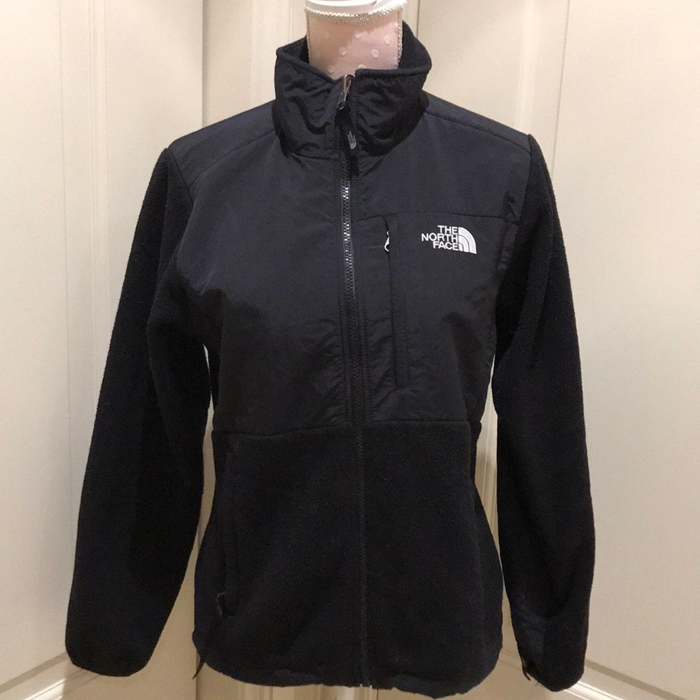 The North Face Black Full Zip Fleece Jacket, S